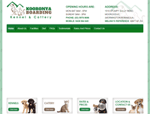 Tablet Screenshot of boardingkennel.com.au